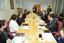 Minister for Trade, Tourism and Investment, Steven Ciobo attends a roundtable session with Forum for Innovative Regenerative Medicine Executives and Japan Bioindustry Association. Australian Embassy, Tokyo, 19 April 2017.