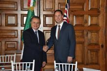 Minister for Energy Pedro Joaquin Coldwell, and Minister Ciobo